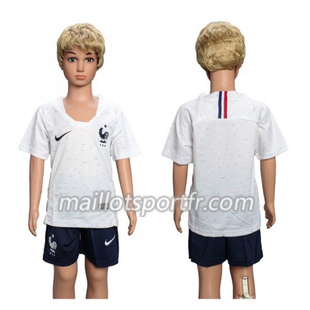 Maillot de Foot France Enfant Exterieur Coupe du monde 2018